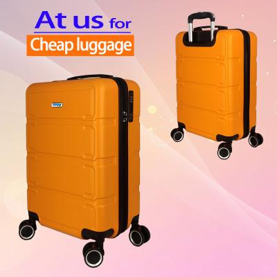 China High Quality Luxury ABS Hardside Luggage Case Travel Briefcases 20 Inch ABS Trolley Hand Luggage Suitcases for sale