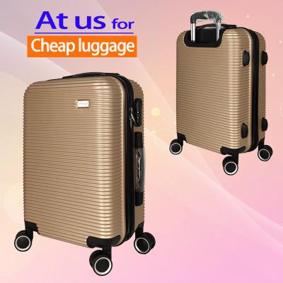 China Custom High Quality ABS Trolley Factory Logo Luggage Sets On Wheels Dongguan Boarding Baggage Travel Bags Hand Suitcase for sale