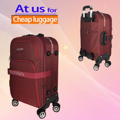 China 2021 New Arrival Nylon Eva Bag Luggage Set Price Travel Suitcase 600D Fabric Wholesale Cheap Travel Trolley for sale