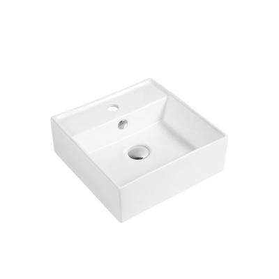 China Modern Rectangle Bathroom Vessel Countertop Modern Basin for sale