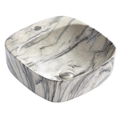 China Modern Italian Natural Stone Art Bathroom Basin Ceramic Sink, bathroom ceramic vessel sink marble sinks for bathroom for sale