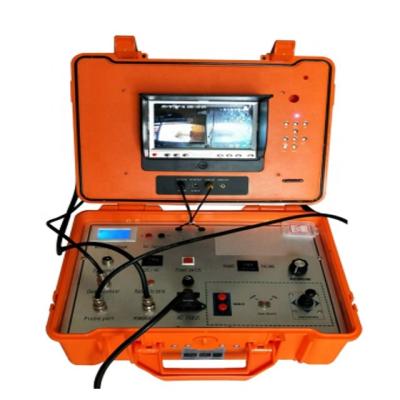 China New 100-500m Deep Water NIGHT VISION Borehole Dual Well Inspection Camera System with Auto Wiring Winch for sale