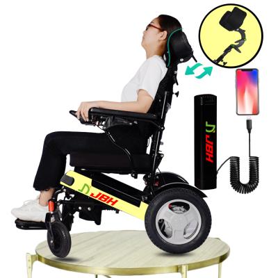 China USB Port For Mobile Device Cheapest Price 120kg Heavy Duty Standing Power Lift Up Seat Electric Reclining Wheelchair for sale