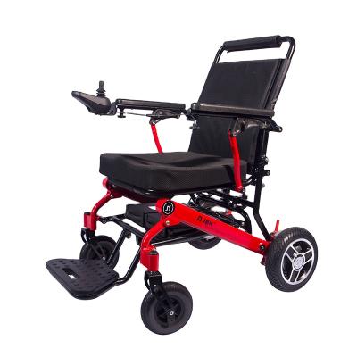 China JBH D15A Lightweight Portable Wheelchair JBH D15A Model Easy Easy Foldable Airline Approved Large Power Electric Wheelchair For Elderly for sale