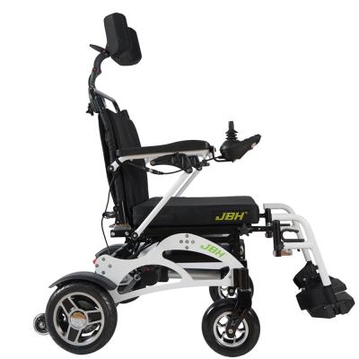 China Large aluminum alloy intelligent control and regulation leisure electric wheelchair for the elderly for sale