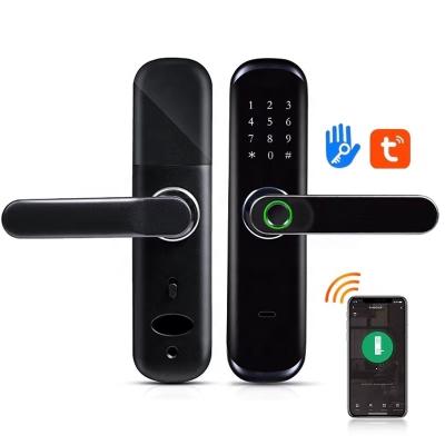 China Alloy Tuya Digital APP Door Lock Smartphone App Aluminum Smart Door Lock For Home Ministry Apartment for sale