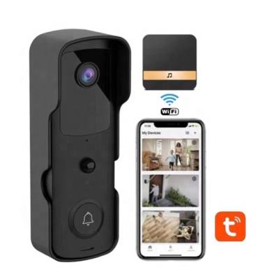 China ABS Plastic CE IP65 1080P Waterproof CE IP65 1080P Certificate Camara Door Bell Smart Design Hd Video Tuya Wifi IP Infrared Doorbell for sale