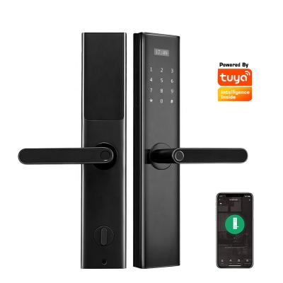 China Zinc alloy digital card security rfid number code wifi tuya technology smart keyless door locks for home for sale