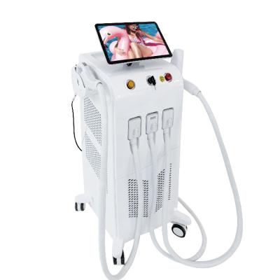 China Multifunctional Anti-puffiness 4 in1 Elight laser skin rejuvenation ND yag tattoo removal RF machine diode laser hair removal for sale