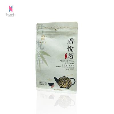 China OEM Flat Bottom Food Packing Bag Moisture Proof Packing Bag OEM Flat Bottom Zipper Lock Pouch Resealable Bag for Tea or Dry Food for sale