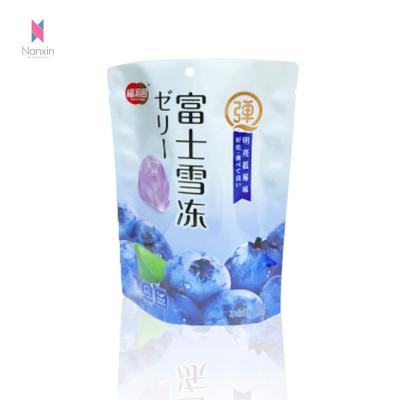 China Custom Printed Heat Seal Moisture Proof Easy Tear Snacks Packaging Bag Holder Up Pouch With Clear Window For Snacks for sale