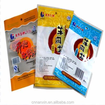 China Custom Logo Transparent Food Snack Packaging Dry Bag Moisture Proof Heal Seal Food Packing Bag for sale