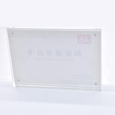 China Store Best Selling Goods Using Logo Nameplate Display Sign Cube Printed Acrylic Block Logo for sale