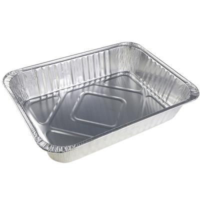 China High Quality Preferable Food Aluminum Foil Container Aluminum Foil Traya Slide Pans With Lid For Food for sale