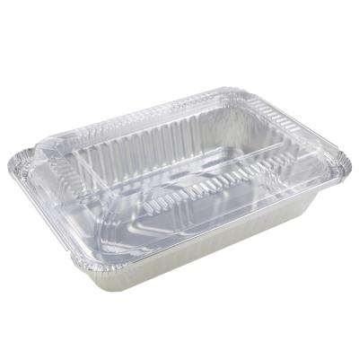 China Food Guaranteed Quality Aluminum Foil Wrapping Box Container Aluminum Foil Takeout Containers Manufacturer for sale