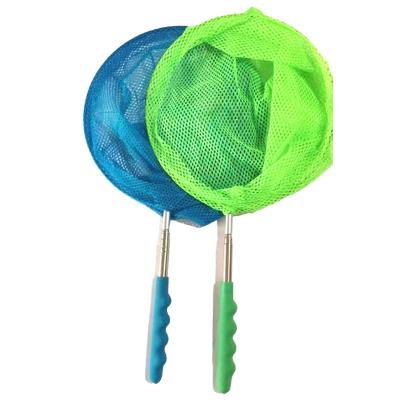 China Colorful Children's Toys Stainless Steel Handle Butterfly Telescopic Net For Children for sale