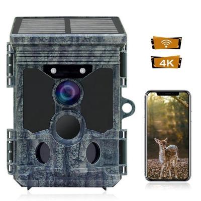 China 2023 New Arrival NIGHT VISION Wifi Bluetooth Trail Camera 120 Degree Motion 3 Wide Angle PIR Sensor 4K Trail Camera With Wifi for sale