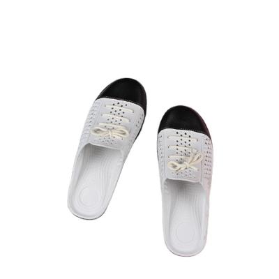 China Fashion trend wear women's lace fashionable sandals in new summer leisure Baotou slippers for sale