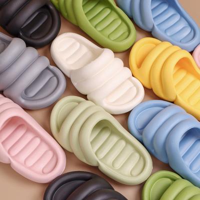 China Cushioning 2022 women's slippers for summer wear thick soles, INS trend, non-slip slippers for high quality for sale