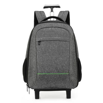 China 1680D Detachable Bag Scratch Resistant Business Large Capacity Rolling Business Polyester Trolley School Backpack for sale