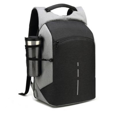 China 2018 New Arrival Lightweight Waterproof Anti Theft Laptop Backpack With USB Port Water Resistant Business Travel Bag Slim Filling Rucksack Light Weight for sale