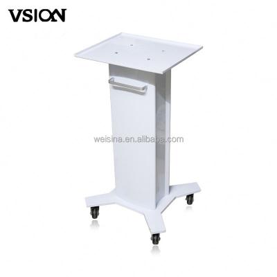 China Floor Standing Portable Adjustable Rolling Cart Steel Cart for sale