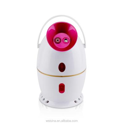 China DEEP CLEANSING Facial Steamer with Mini Cold and Hot Steam Battery Powered Nano Facial Steamer for sale