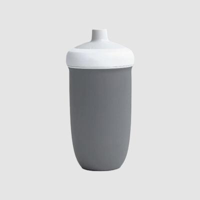 China Modern Silicone Water Bottle Smoky Gray 500ml for sale