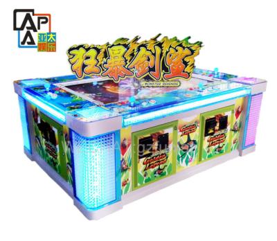 China Fish Table Game Machine Video Game Software Rage Sword Shark Fish Game 3/4/6/8/10 Players Fish Gaming Arcade for sale