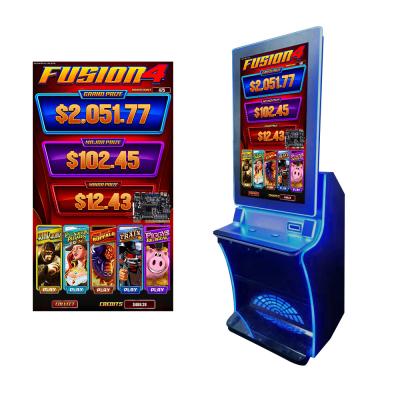 China 19 lines vertical slot touch screen Fusion 4 5Games in 1   Game Machine for sale