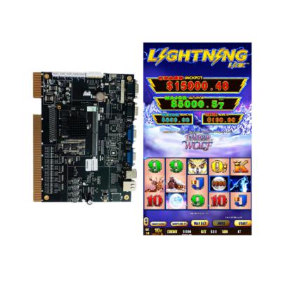 China Lightninglink SUPORTA a placa de Arcade Machine Coin Operated Game do jogo do entalhe da relação de WOLF Slot Game Machine Lightning à venda