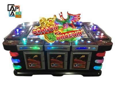 China Dragon VS Phoenix Newest 3/4/6/8/10 Players Funny  Game Machine Fish Hunter Table Cabinet for sale