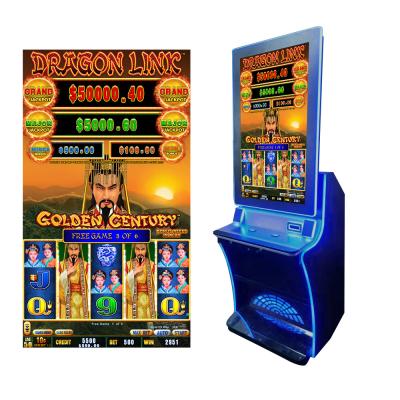 China Dragon Link Golden Century software Arcade Table Machine For Sale del casino de juego de la ranura de la pantalla táctil de 32/43 pulgada en venta