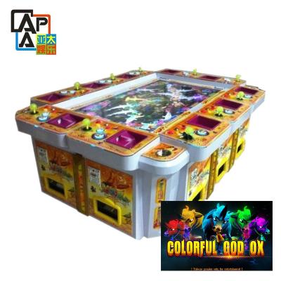 China Colorful God OX 8 Players Fish Game Table 250W  Game Machine for sale