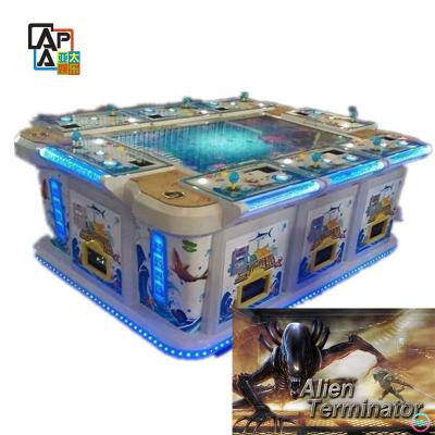 China Alien Terminator Coin Pusher Fishing Game Machine 8 Player for sale