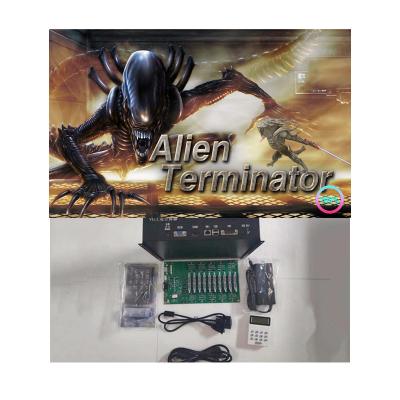 China Alien Terminator Coin Operated Arcade Fish Shooting Games Board Kits 6 Players for sale