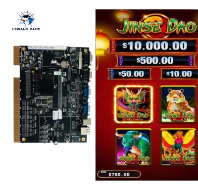 China Jinse Dao 4 em 1 jogo de software do slot machine do jogo do jackpot com placa video do casino à venda