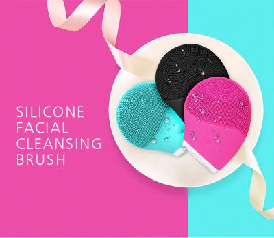 China Waterproof Silicone Skin Care DEEP CLEANSING Tools Deep Cleansing Facial Massage Remover Brush Exfoliating Brush Face Cleansing Brush 1385 for sale