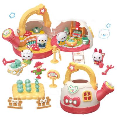 China New Simulation Bakery Barber Shop Bathroom Kitchen Other Pretend Play Doll House Toys Set For Children QB052852-QB052863 for sale