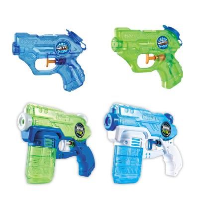 China Plastic Cheap Price Promotion Toys Transparent Plastic Summer Toy Water Gun For Kid for sale