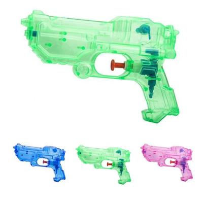 China Summer Promotional Cheap Kids Toys Games Gift Transparent Handheld Water Gun Toy For Wholesale for sale