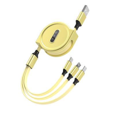 China Fast Charging Speed ​​3A Mode 3 Charging Cable 3 In 1 for sale