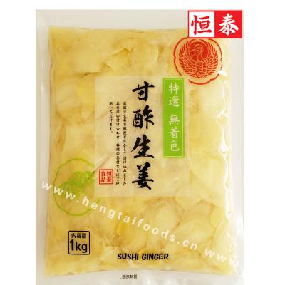 China PRESERVED Sushi Ginger Natural Color for sale