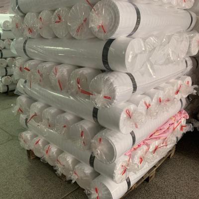 China Polyester anti-static white cotton blend fabric for sale