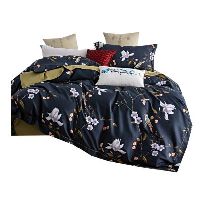 China Nantong satin antistatic quality printed bedspread fabric stocklot for sale