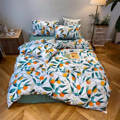 China TWILL Bed Sheet Set Duvet Cover Use Cotton Printed Fabric for sale