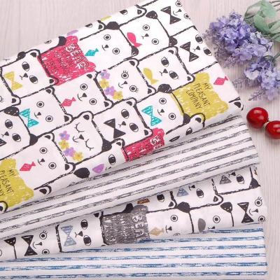 China Cute Funny 100% Twill Cartoon Designs Cotton Print Kids Baby Kid Bed Sheet Fabric for sale