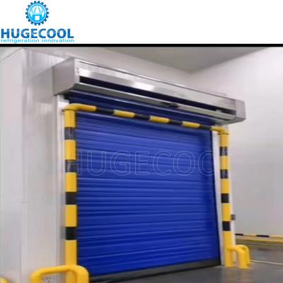 Cina Porta automatica ad alta velocità in alluminio, veloce a rotolamento, lavanderia auto, porta ad alta velocità in PVC in vendita