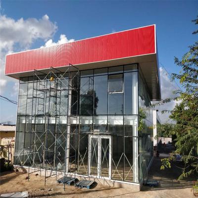 China Jamaica  Steel Building Container House  Bakery Coffee Shop Prefabricated Warehouse for sale