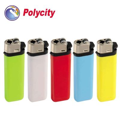 China DL-820 Flint plastic gas lighter with round bottom shape for sale